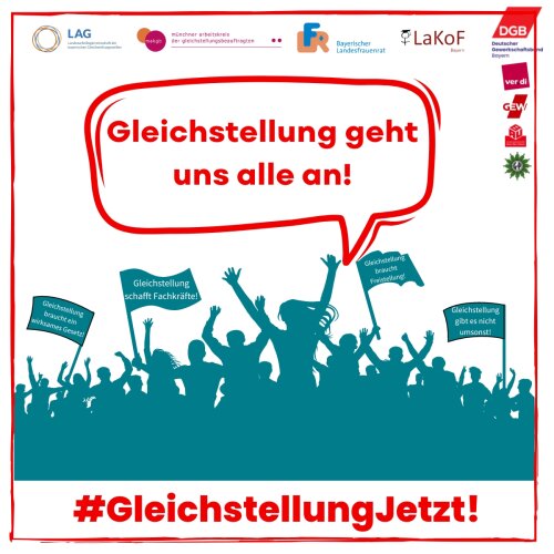 GleichstellungJetzt 'Gleichstellung geht uns alle an'